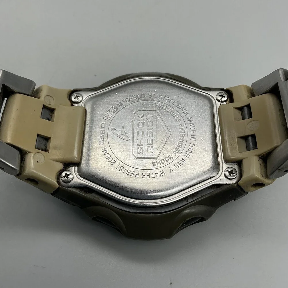 Casio G-Shock 2638 MTG-900 Mens Watch 42mm Solar Atomic Stainless 8.25
